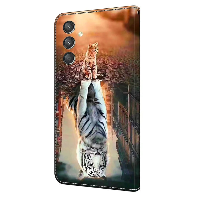 For Samsung Galaxy A24 4G (162.1 x 77.6 x 8.3mm) Case Shockproof Wallet Phone Cover
