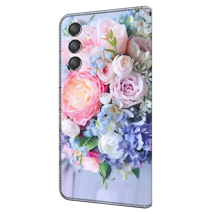 For Samsung Galaxy A24 4G (162.1 x 77.6 x 8.3mm) Case Shockproof Wallet Phone Cover