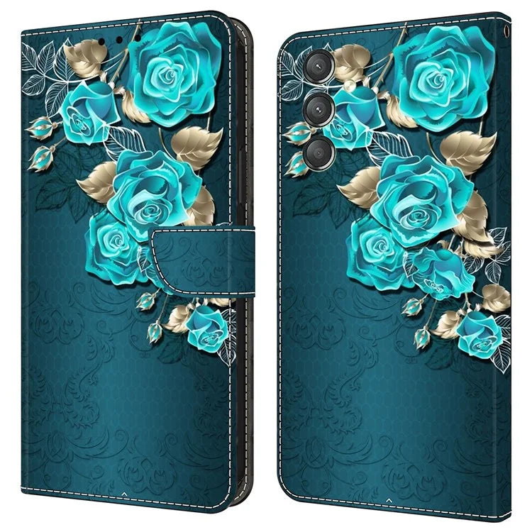For Samsung Galaxy A24 4G (162.1 x 77.6 x 8.3mm) Case Shockproof Wallet Phone Cover