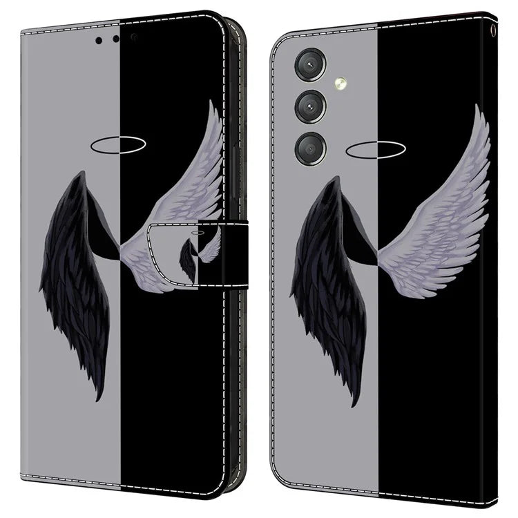 For Samsung Galaxy A24 4G (162.1 x 77.6 x 8.3mm) Case Shockproof Wallet Phone Cover