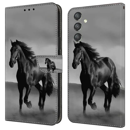 For Samsung Galaxy A24 4G (162.1 x 77.6 x 8.3mm) Case Shockproof Wallet Phone Cover