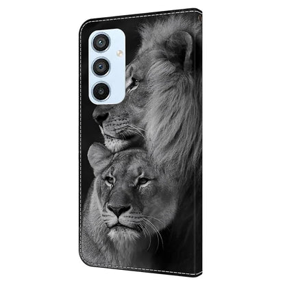 Shockproof Case for Samsung Galaxy A54 5G Case Pattern Printing Leather Wallet Phone Cover