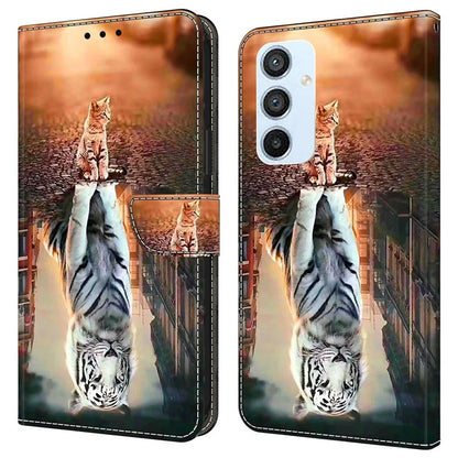 Shockproof Case for Samsung Galaxy A54 5G Case Pattern Printing Leather Wallet Phone Cover