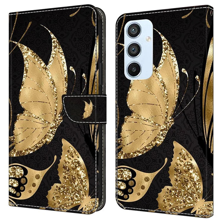 Shockproof Case for Samsung Galaxy A54 5G Case Pattern Printing Leather Wallet Phone Cover