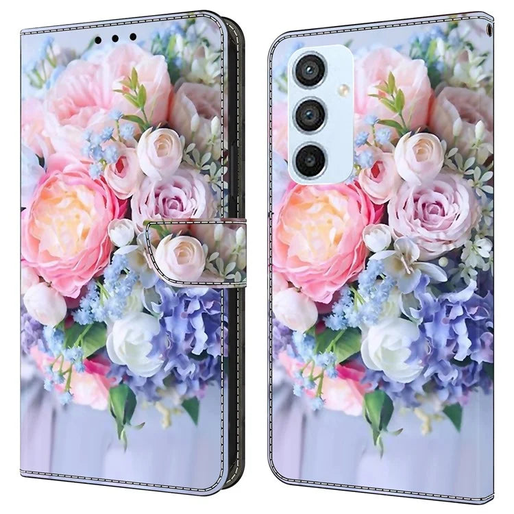 Shockproof Case for Samsung Galaxy A54 5G Case Pattern Printing Leather Wallet Phone Cover