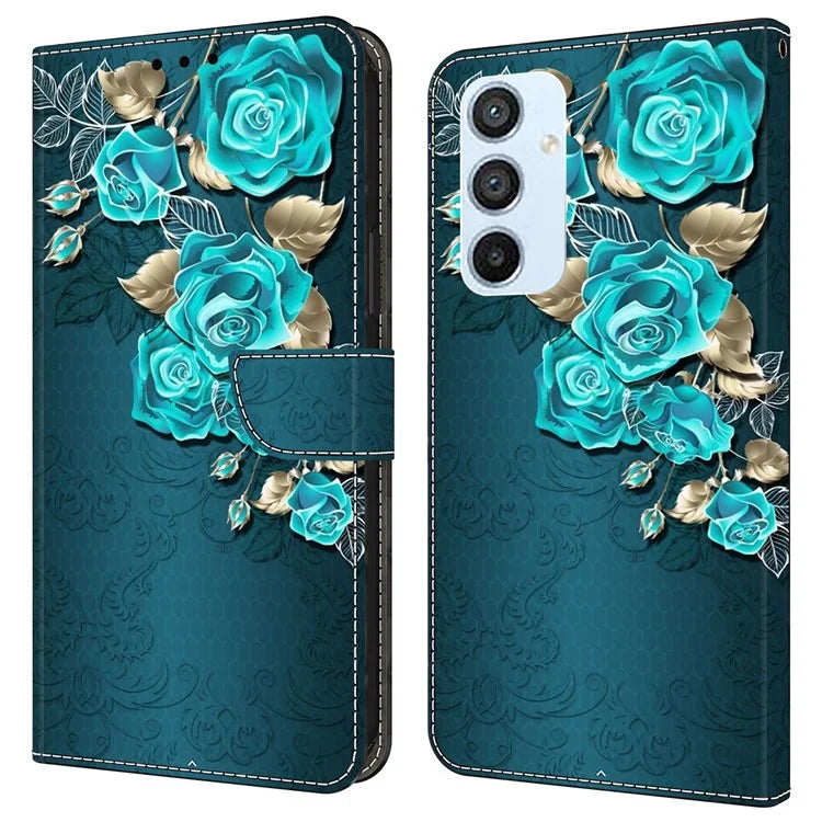 Shockproof Case for Samsung Galaxy A54 5G Case Pattern Printing Leather Wallet Phone Cover