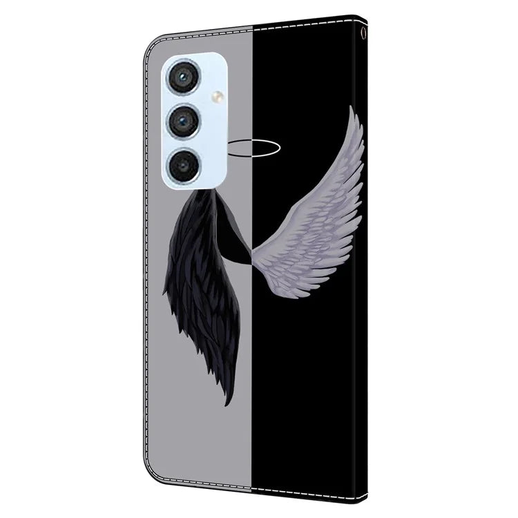 Shockproof Case for Samsung Galaxy A54 5G Case Pattern Printing Leather Wallet Phone Cover