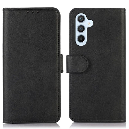 For Samsung Galaxy A15 4G Case Cowhide Texture Leather Cell Phone Stand Cover
