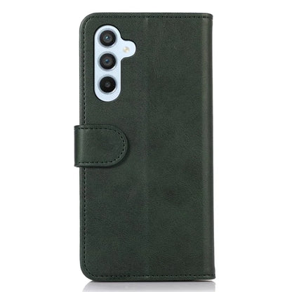 For Samsung Galaxy A15 4G Case Cowhide Texture Leather Cell Phone Stand Cover