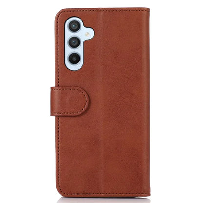 For Samsung Galaxy A15 4G Case Cowhide Texture Leather Cell Phone Stand Cover