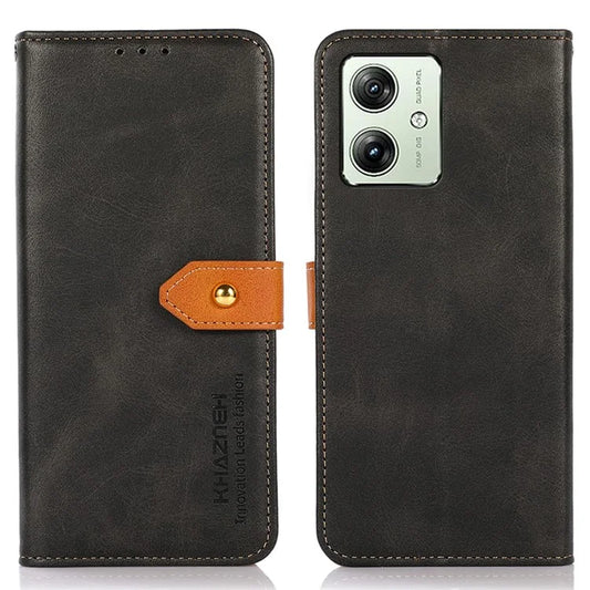 KHAZNEH For Motorola Moto G54 5G Case Leather Mobile Phone Cover with Stand Wallet