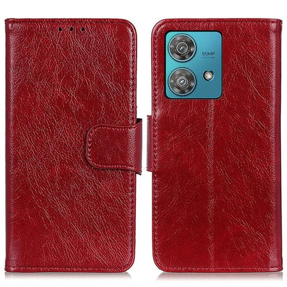 For Motorola Edge 40 Neo 5G Case Split Leather Stand Wallet Smartphone Cover