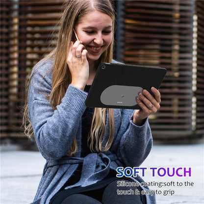 For Google Pixel Tablet Protective Cover Liquid Silicone Microfiber Lining Cushion Tablet Case