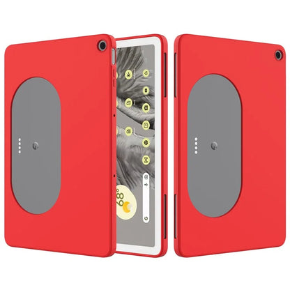 For Google Pixel Tablet Protective Cover Liquid Silicone Microfiber Lining Cushion Tablet Case