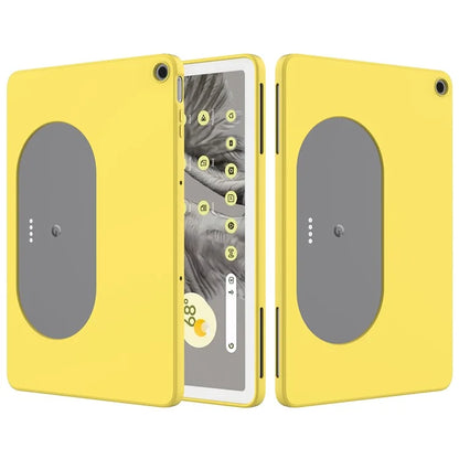 For Google Pixel Tablet Protective Cover Liquid Silicone Microfiber Lining Cushion Tablet Case