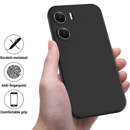 For vivo V29e (India) 5G Case Liquid Silicone Mobile Phone Shell Shockproof Cover