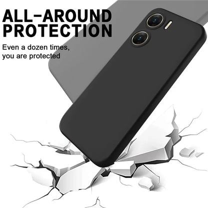 For vivo V29e (India) 5G Case Liquid Silicone Mobile Phone Shell Shockproof Cover