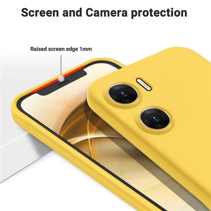 For vivo V29e (India) 5G Case Liquid Silicone Mobile Phone Shell Shockproof Cover