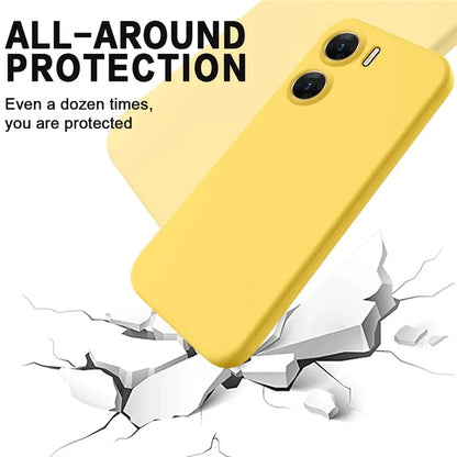 For vivo V29e (India) 5G Case Liquid Silicone Mobile Phone Shell Shockproof Cover