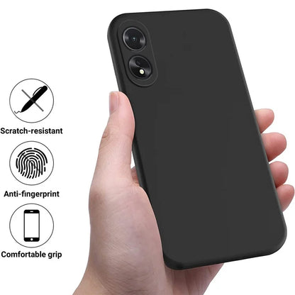 Shockproof Liquid Silicone Shell For Oppo A38 4G / A18 4G Case Mobile Phone Cover