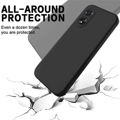 Shockproof Liquid Silicone Shell For Oppo A38 4G / A18 4G Case Mobile Phone Cover