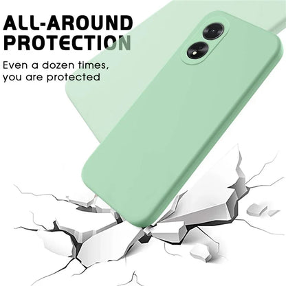 Shockproof Liquid Silicone Shell For Oppo A38 4G / A18 4G Case Mobile Phone Cover