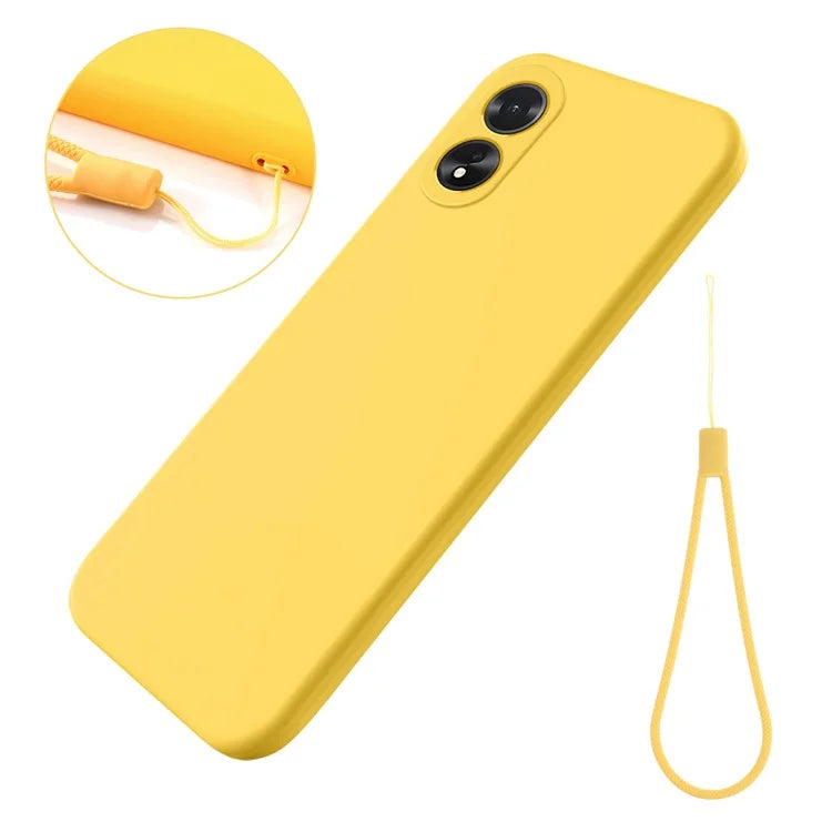 Shockproof Liquid Silicone Shell For Oppo A38 4G / A18 4G Case Mobile Phone Cover