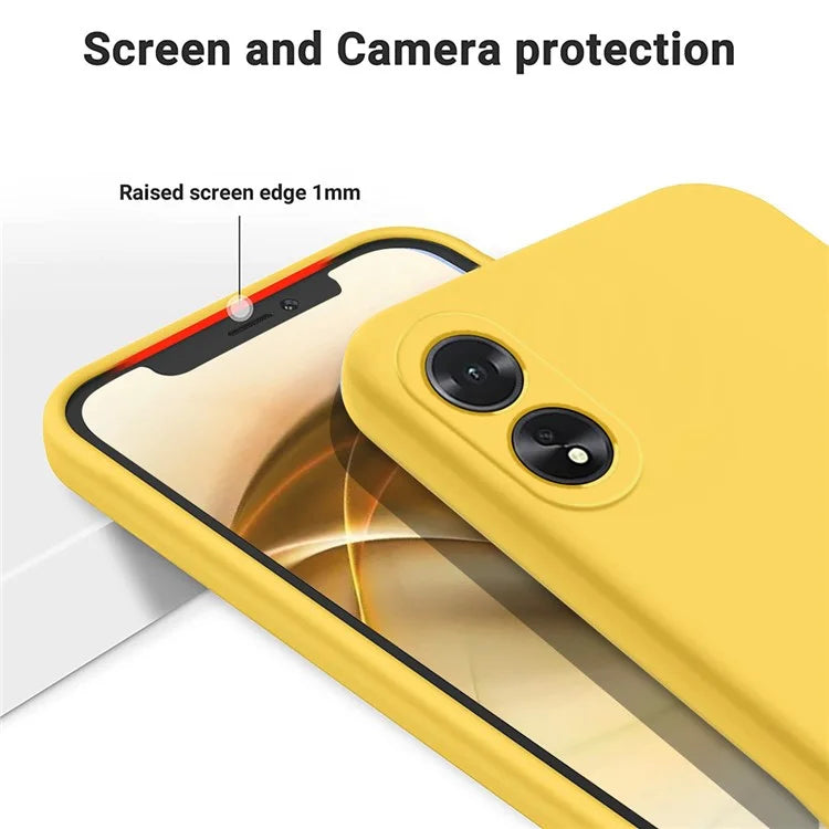 Shockproof Liquid Silicone Shell For Oppo A38 4G / A18 4G Case Mobile Phone Cover