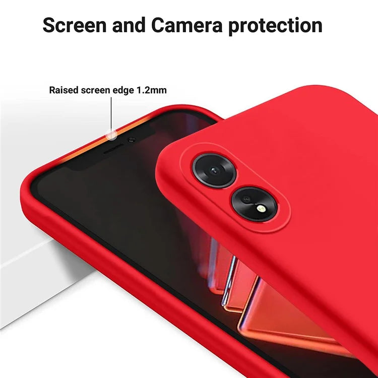 Shockproof Liquid Silicone Shell For Oppo A38 4G / A18 4G Case Mobile Phone Cover