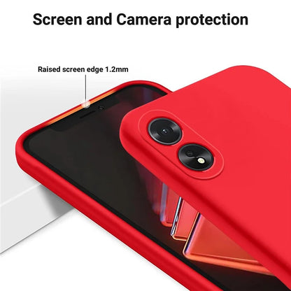Shockproof Liquid Silicone Shell For Oppo A38 4G / A18 4G Case Mobile Phone Cover