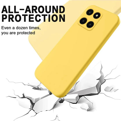 For Honor X6a 4G Case Anti-Scratch Liquid Silicone Cell Phone Protector Cover