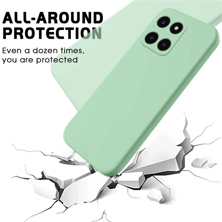 For Honor X6a 4G Case Anti-Scratch Liquid Silicone Cell Phone Protector Cover
