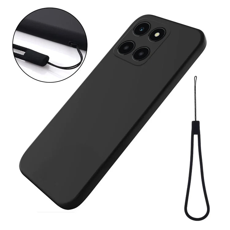 For Honor X6a 4G Case Anti-Scratch Liquid Silicone Cell Phone Protector Cover