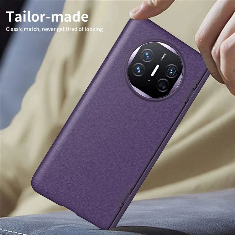 For Huawei Mate X5 Case PU Leather+PC Hinge Protection Phone Cover