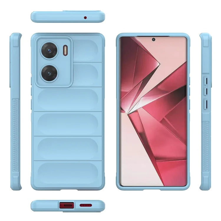 For vivo V29e (India) 5G Case Soft TPU Rugged Shockproof Cell Phone Cover