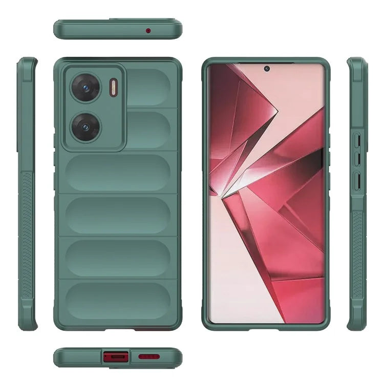 For vivo V29e (India) 5G Case Soft TPU Rugged Shockproof Cell Phone Cover
