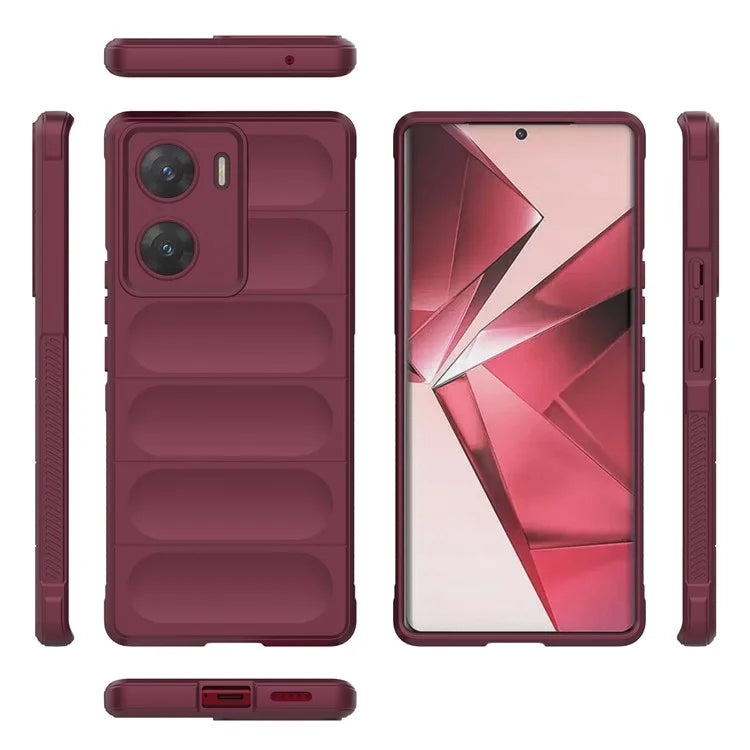 For vivo V29e (India) 5G Case Soft TPU Rugged Shockproof Cell Phone Cover