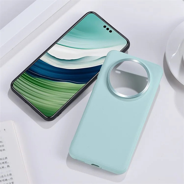 For Huawei Mate 60 Case Dustproof Phone Cover TPU+PU Leather Shell