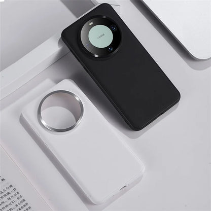 For Huawei Mate 60 Case Dustproof Phone Cover TPU+PU Leather Shell