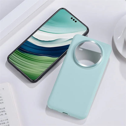 For Huawei Mate 60 Case Dustproof Phone Cover TPU+PU Leather Shell