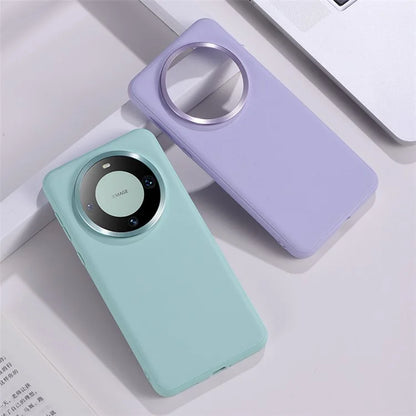 For Huawei Mate 60 Case Dustproof Phone Cover TPU+PU Leather Shell
