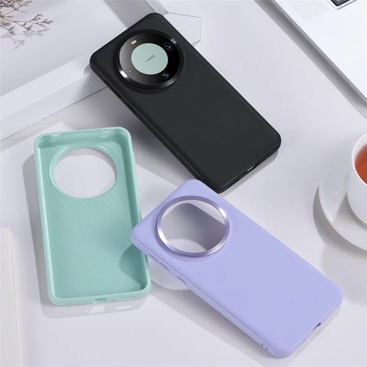 For Huawei Mate 60 Case Dustproof Phone Cover TPU+PU Leather Shell