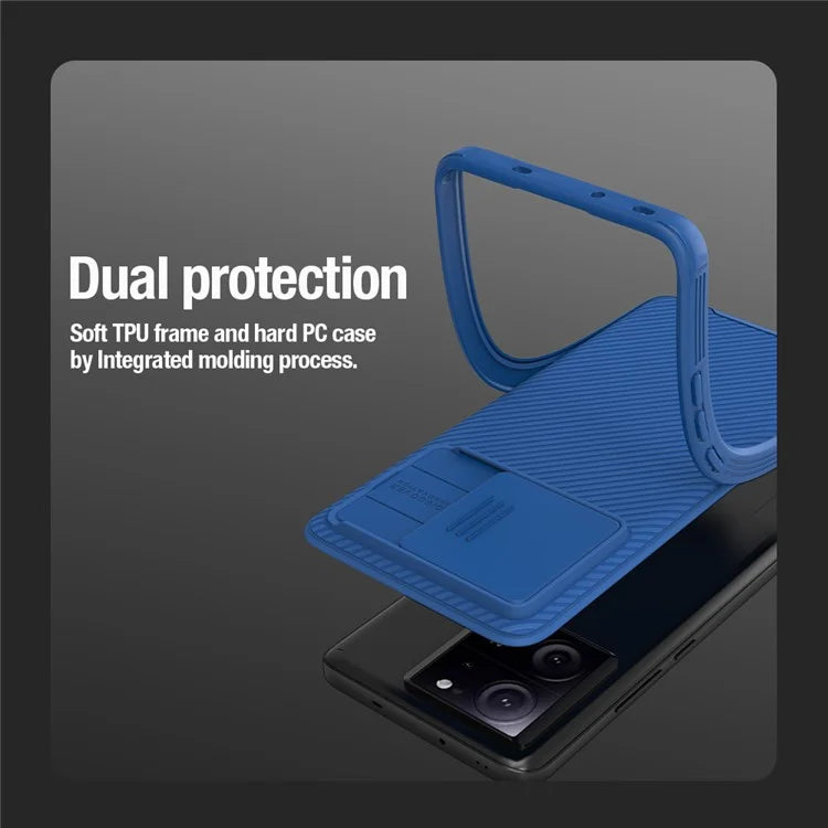 NILLKIN CamShield Pro Series For Xiaomi Redmi K60 Ultra / 13T / 13T Pro Case Slide Camera Shield PC+TPU Cellphone Cover