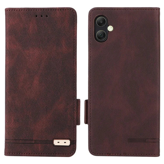For Samsung Galaxy A05 4G Case PU Leather Stand Mobile Phone Wallet Cover