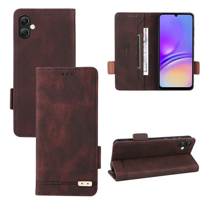 For Samsung Galaxy A05 4G Case PU Leather Stand Mobile Phone Wallet Cover