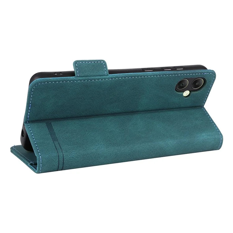 For Samsung Galaxy A05 4G Case PU Leather Stand Mobile Phone Wallet Cover