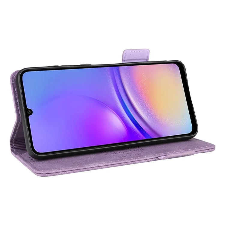 For Samsung Galaxy A05 4G Case PU Leather Stand Mobile Phone Wallet Cover