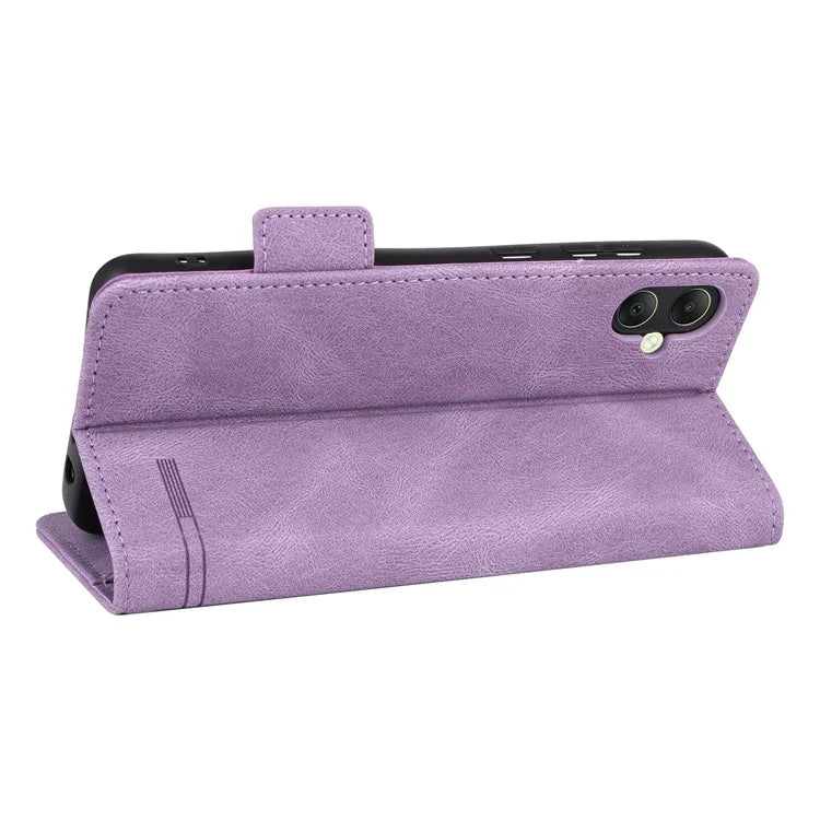 For Samsung Galaxy A05 4G Case PU Leather Stand Mobile Phone Wallet Cover