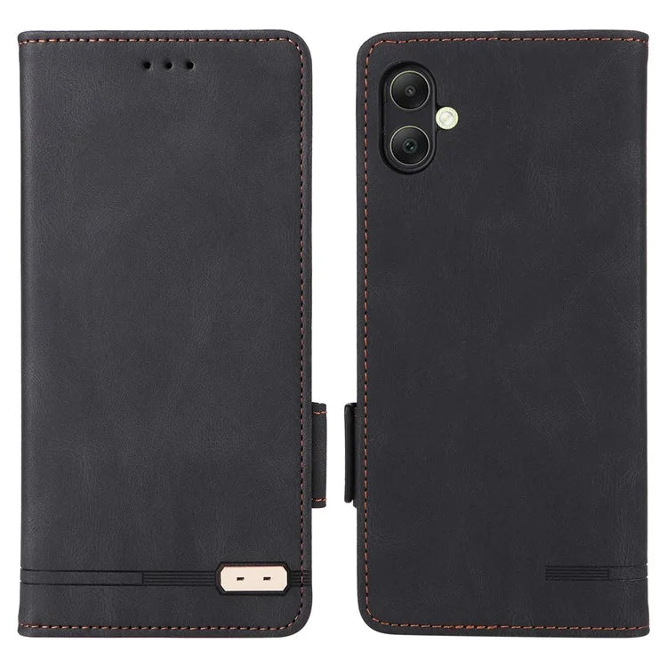 For Samsung Galaxy A05 4G Case PU Leather Stand Mobile Phone Wallet Cover