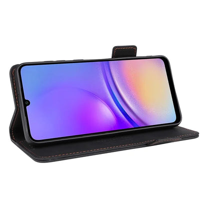 For Samsung Galaxy A05 4G Case PU Leather Stand Mobile Phone Wallet Cover